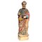 Antica Statua Religiosa dell'Apostolo Pietro in legno con policromia, Spagna, XIX secolo, Immagine 1