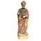 Antike religiöse Holzstatue des Apostels Petrus mit Original Polychromie, Spanien, 19. Jh. 1