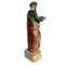Antica Statua Religiosa dell'Apostolo Pietro in legno con policromia, Spagna, XIX secolo, Immagine 5