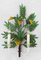 Large Painted Botanical-Themed Toleware Sconces, France, 1960s, Set of 2, Image 6