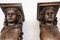 Early 20th Century Caryatid Pedestals in Carved Walnut, Set of 2 5