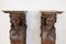 Early 20th Century Caryatid Pedestals in Carved Walnut, Set of 2 12