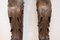 Pedestales para cariátides de nogal tallado de principios del siglo XX. Juego de 2, Imagen 3
