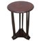 Round Pedestal Table in Beech Wood, 1980s, Image 1