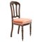 19th Century Chair in Beech Wood with Velvet Seat 1