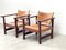 Mid-Century Leather Safari Armchairs, 1960s, Set of 2, Image 6