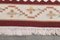 Alfombra de pasillo turca vintage de lana en rojo beige, años 60, Imagen 9