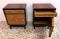 Italian Art Deco Rosewood Bedside Tables, 1940s, Set of 2 3