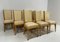 French Art Deco Chairs in Maple and Cream Leather, 1930s, Set of 12, Image 3