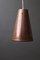 Mid-Century Copper Ceiling Lamp, 1950s 11