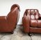 Italian Leather Armchair, 1970s, Image 8