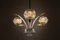 Art Deco Murano Glass Chandelier from Barovier & Toso, 1940s 4