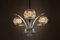 Art Deco Murano Glass Chandelier from Barovier & Toso, 1940s, Image 4