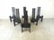 Postmodern High Back Dining Chairs, 1970s, Set of 6 2