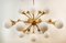 Sputnik Chandelier in Brass with Spherical Glass Shades, Image 6