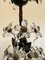 Lámpara de araña con flores de vidrio, años 60, Imagen 5