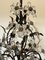 Chandelier with Glass Flowers, 1960s 2
