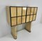 Italienisches Art Deco Sideboard aus Pergament & Schwarz Lackiert, 1930er 5