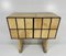 Italienisches Art Deco Sideboard aus Pergament & Schwarz Lackiert, 1930er 4