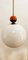 White Sphere Ceiling Lamp, Image 6