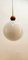 White Sphere Ceiling Lamp, Image 11