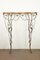 Marble and Iron Console, Treviso, Italy, 1950s 1