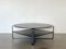 Round Wooden and Lacquered Metal Coffee Table, 1970s, Image 3
