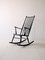 Rocking Chair Scandinave Noire, 1960s 1