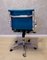 Turquoise Desk Swivel Chair, 1990s 4