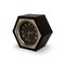 Vintage Art Deco Hexagon Table Clock from Seiko, Image 2