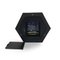 Vintage Art Deco Hexagon Table Clock from Seiko, Image 3