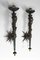 Torchiere Sconces in Wrought Iron by Gilbert Poillerat, France, 1930s, Set of 2 2