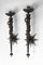 Torchiere Sconces in Wrought Iron by Gilbert Poillerat, France, 1930s, Set of 2 4