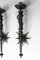 Torchiere Sconces in Wrought Iron by Gilbert Poillerat, France, 1930s, Set of 2 12