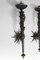 Applique Torchiere in ferro battuto di Gilbert Poillerat, Francia, anni '30, set di 2, Immagine 6