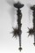 Torchiere Sconces in Wrought Iron by Gilbert Poillerat, France, 1930s, Set of 2 6