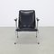 Vintage Lounge Chair in Leatherette and Metal, 1960s 2