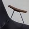 Vintage Lounge Chair in Leatherette and Metal, 1960s 7