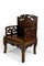 Asian Armchairs with Bats and Cranes, 1880s, Set of 4 2