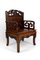 Asian Armchairs with Bats and Cranes, 1880s, Set of 4, Image 1
