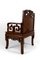 Asian Armchairs with Bats and Cranes, 1880s, Set of 4, Image 8