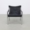 Lounge Chair in Leather and Chrome by Johanson Design Sweden, 1970s 2