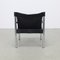 Lounge Chair in Leather and Chrome by Johanson Design Sweden, 1970s 4