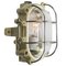 Vintage French Industrial Beige Cast Iron Wall Light from Mapalec, Amiens, Image 1