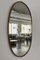 Large Vintage Italian Wall Mirror with Brass Frame, 1970s 11