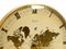 Grande Horloge Mondiale Lourde Mid-Century en Laiton par Heinrich Johannes Möller pour Kienzle 11