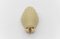 Shell-Shaped Cream Satin Glass Wall Light, Italy, 1960s, Image 5