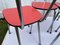 Vintage Chairs in Red Pop Formica, 1960s, Set of 4 12