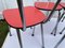 Vintage Chairs in Red Pop Formica, 1960s, Set of 4, Image 12