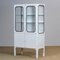 Vintage Iron and Glass Medical Cabinet, 1970s 1